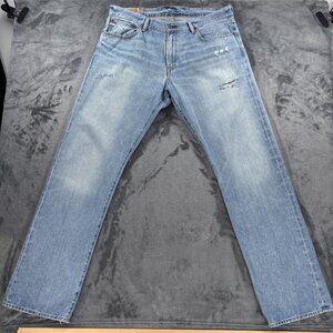 Vintage Polo Ralph Lauren 867 Denim Jeans Distressed 36x35 Vintage PRL OG
